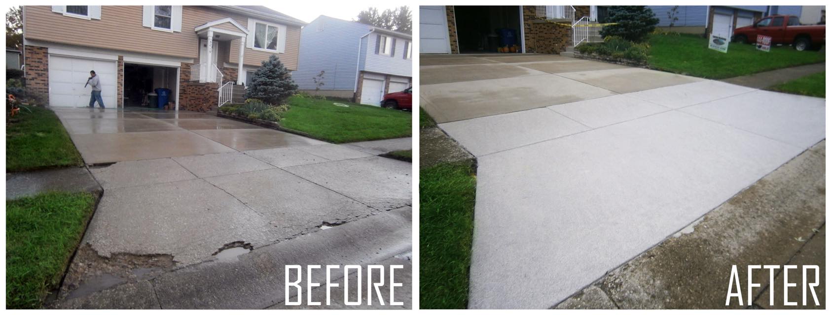 Driveway After Cleaning